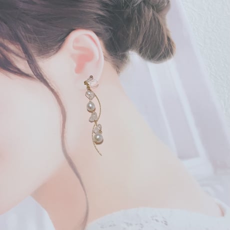 candy pearl＜14kgf・ピアス・イヤリング＞