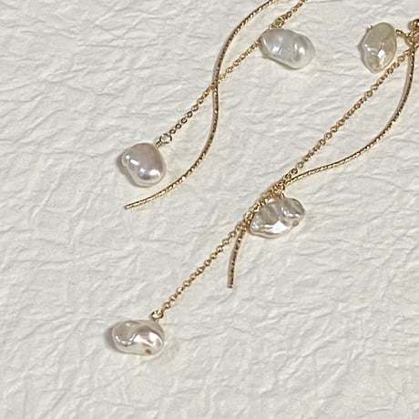 sea drops＜14kgf・ピアス・イヤリング＞