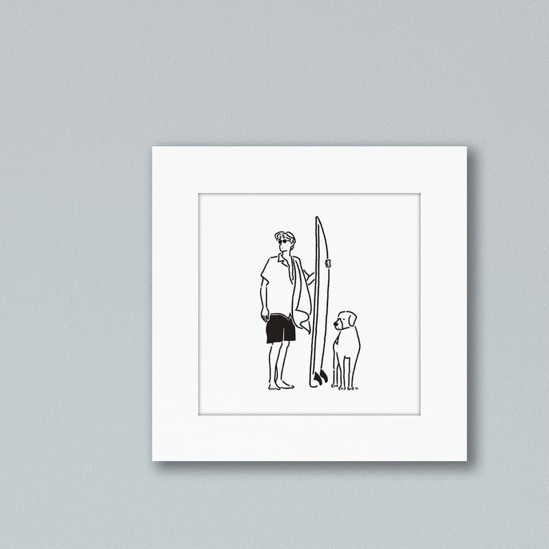 002-surfer&dog - 災害用トイレ5回分入 - | artwalet
