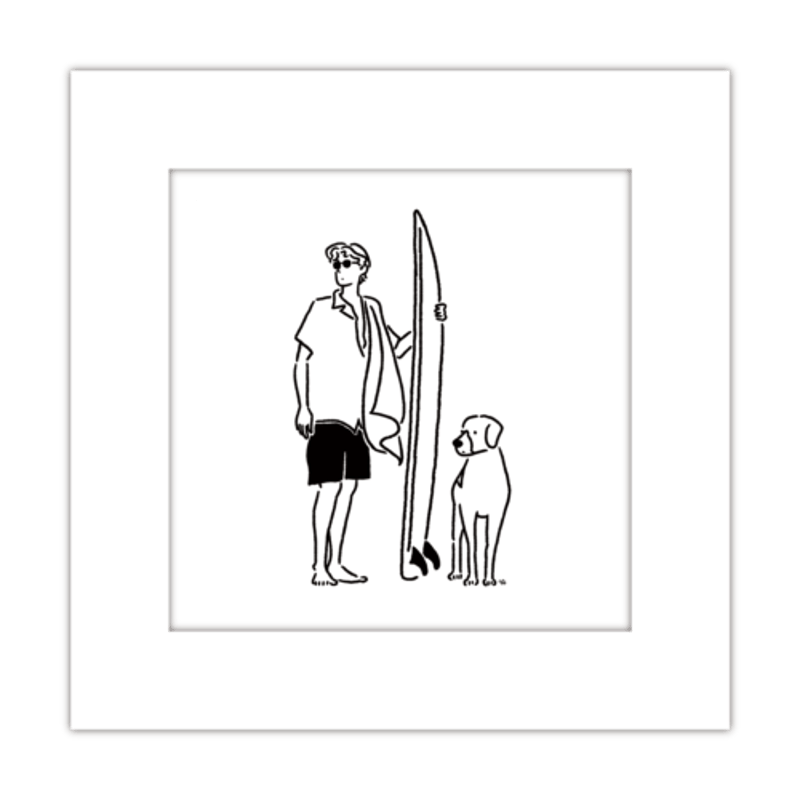 002-surfer&dog - 災害用トイレ5回分入 - | artwalet