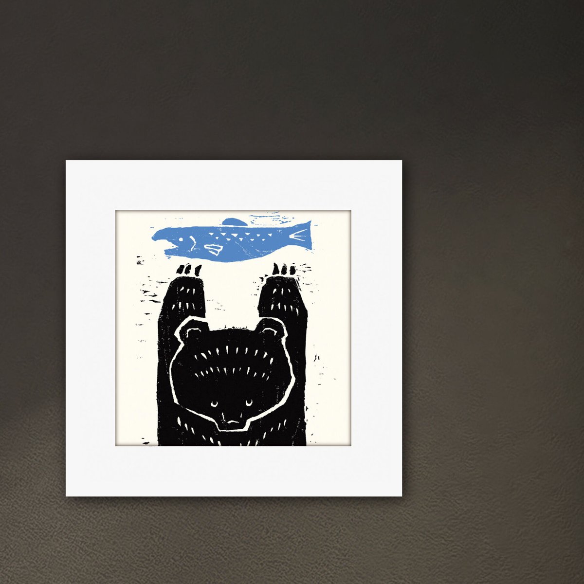 030-熊と鮭 - 災害用トイレ5回分入 - ☆ | artwalet