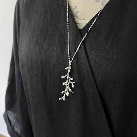 SILVER ネックレス　Polka