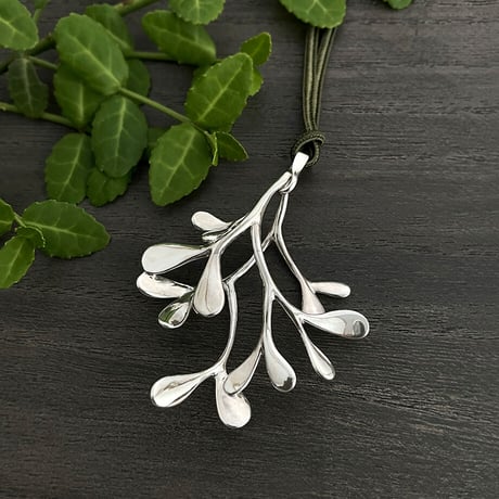 SILVER ネックレス　やどりぎ  No. 2