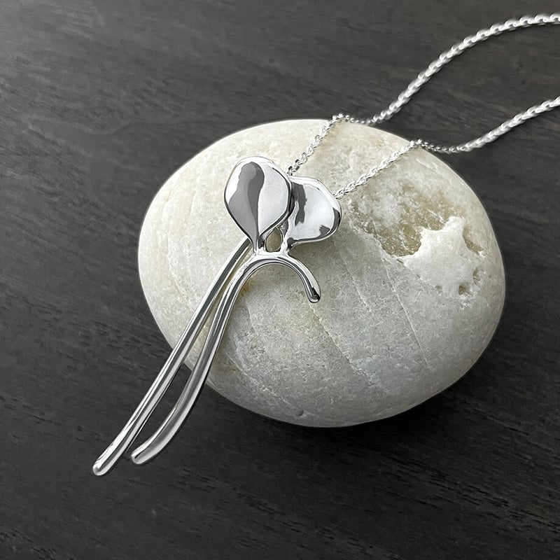 SILVER ネックレス すみれ | Hangai SILVER JEWELRY SILVER ネックレス すみれ | Hangai SILVER JEWELRY