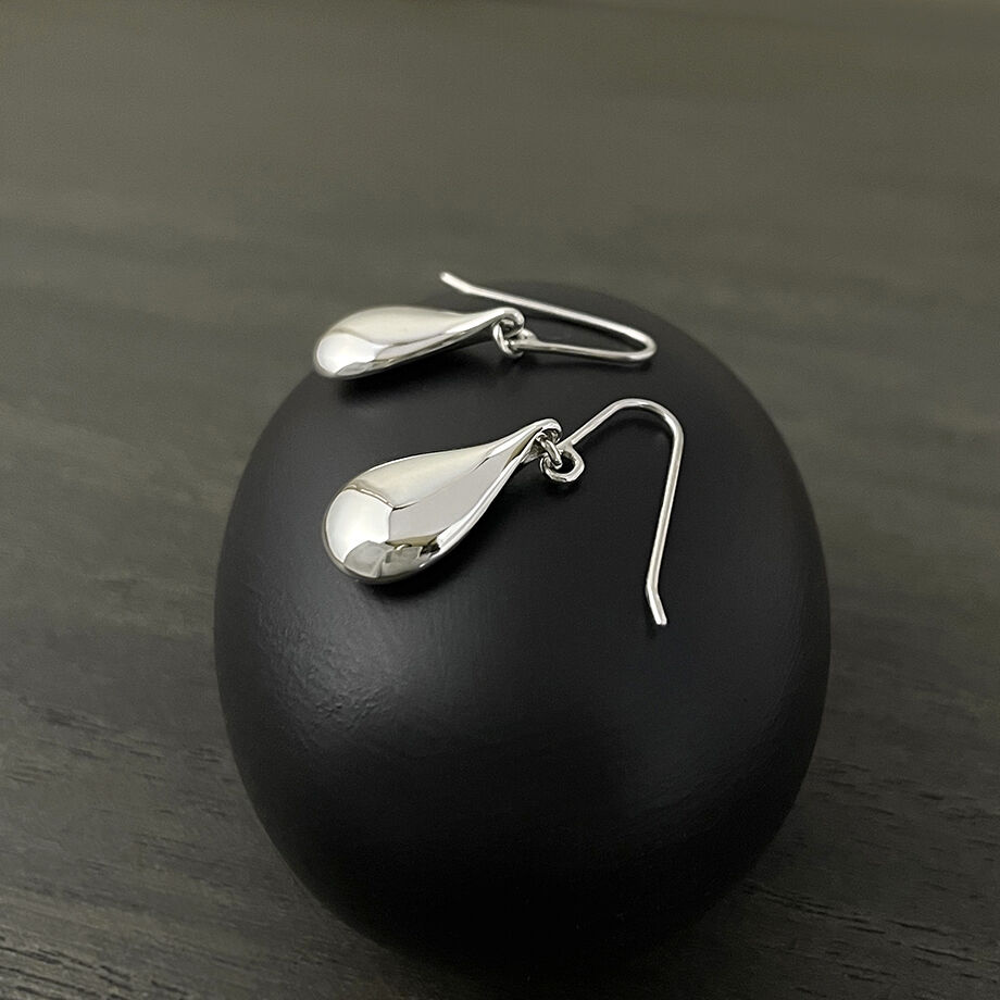 SILVER ピアス しずく | Hangai SILVER JEWELRY