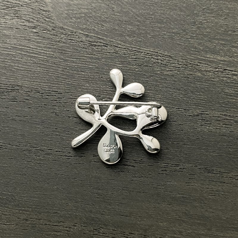 SILVER ブローチ Midori | Hangai SILVER JEWELRY SILVER ブローチ Midori | Hangai SILVER JEWELRY