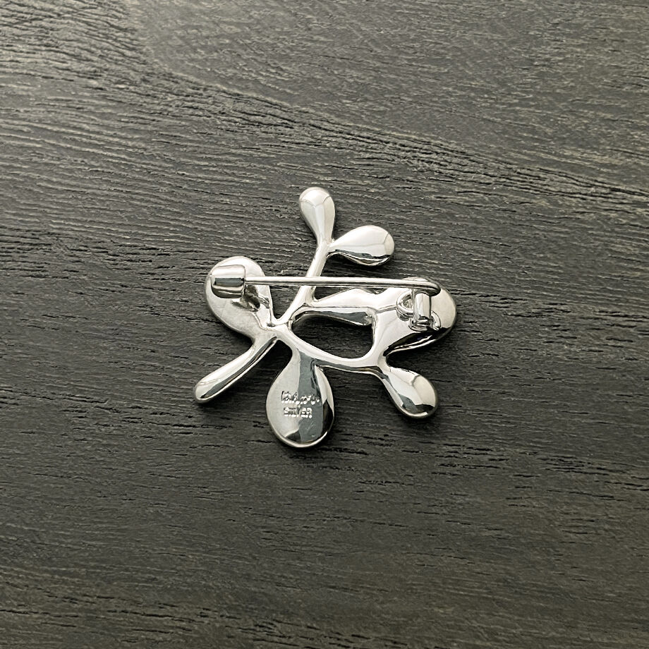 SILVER ブローチ Midori | Hangai SILVER JEWELRY