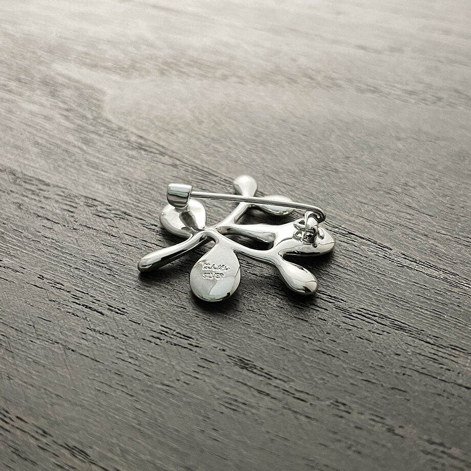 SILVER ブローチ Midori | Hangai SILVER JEWELRY