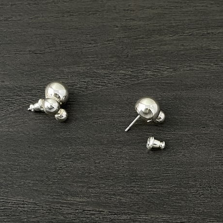 SILVER ピアス　Tsubu