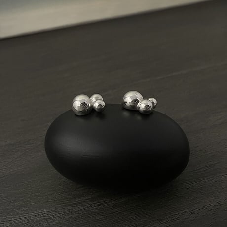 SILVER ピアス　Tsubu