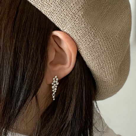 SILVER ピアス　Suiteki