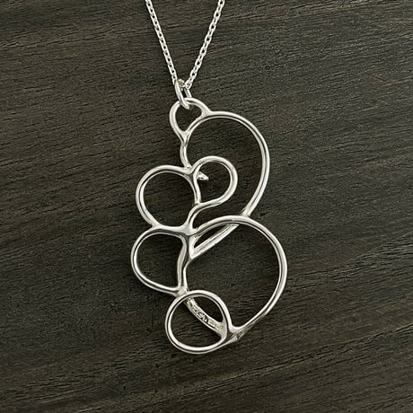 SILVER ネックレス　羽根