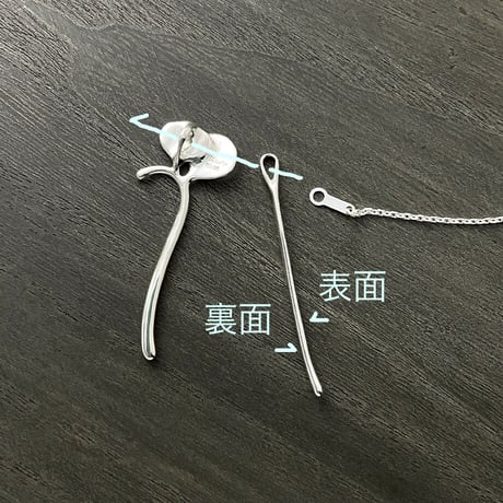 SILVER ネックレス　すみれ
