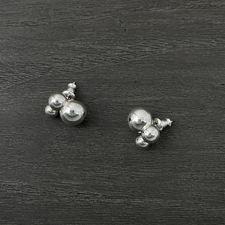 SILVER ピアス　Tsubu