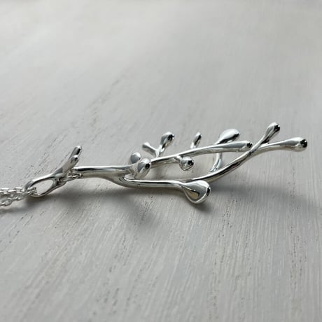 SILVER ネックレス　Polka