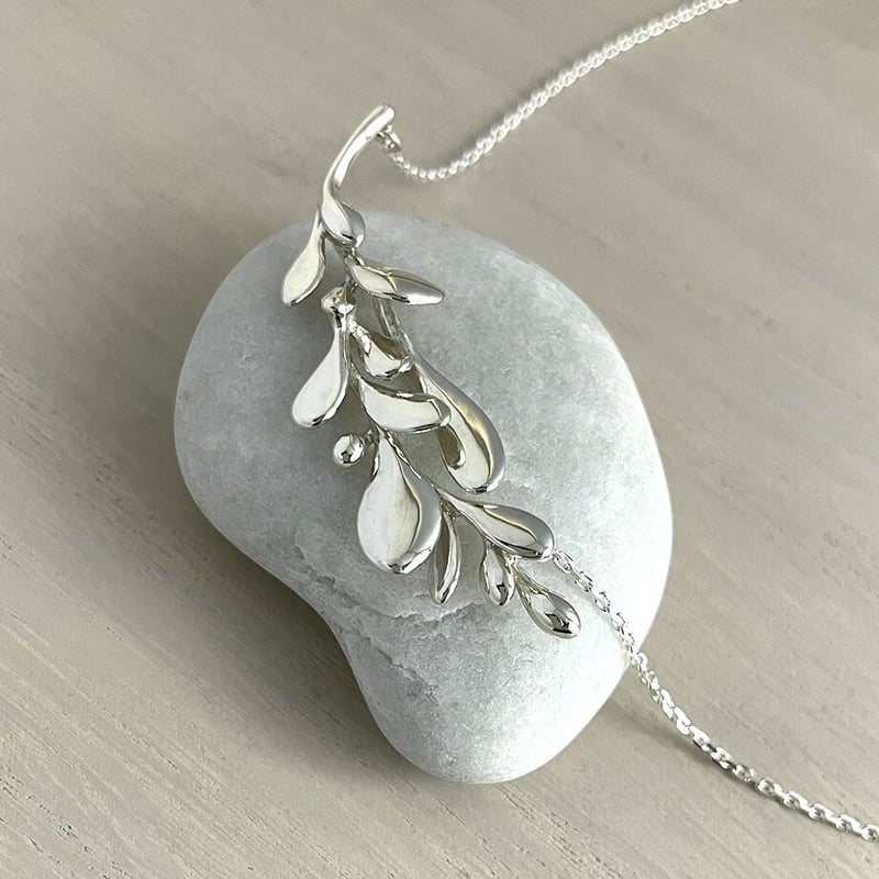 SILVER ネックレス Olive | Hangai SILVER JEWELRY SILVER ネックレス Olive | Hangai SILVER JEWELRY
