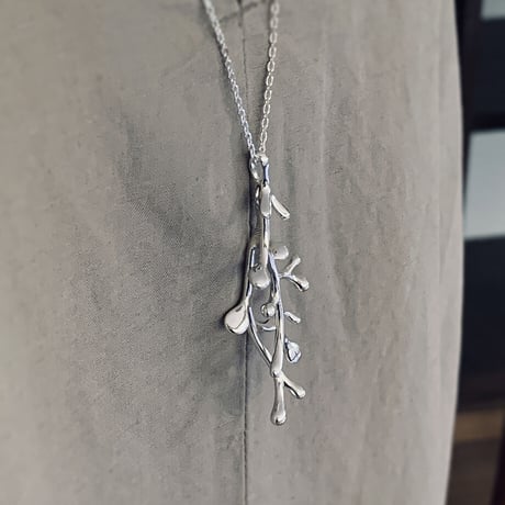 SILVER ネックレス　Polka