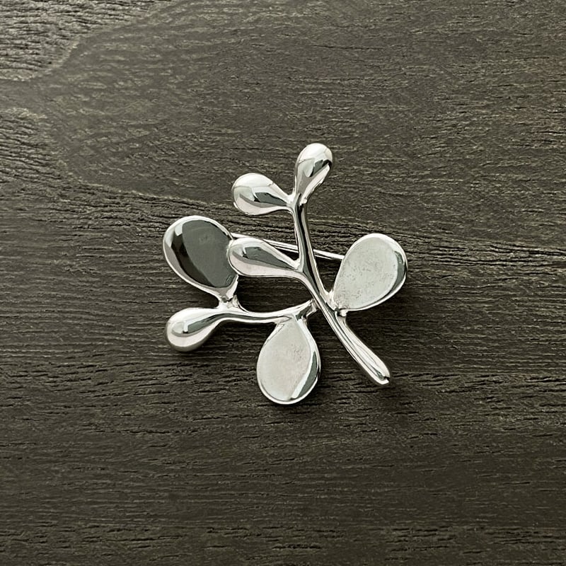 SILVER ブローチ Midori | Hangai SILVER JEWELRY