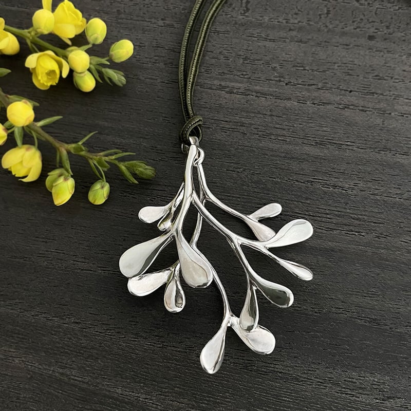 SILVER ネックレス やどりぎ No. 2 | Hangai SILVER JEWELRY