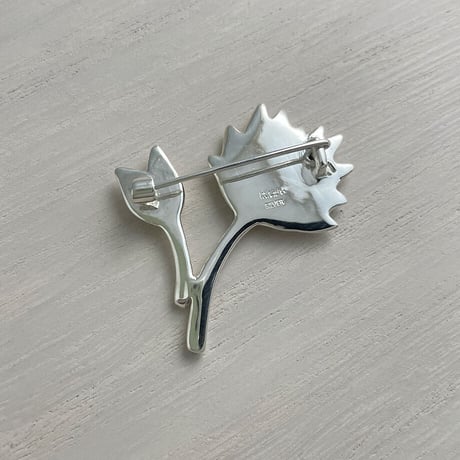 SILVER ブローチ　ダリア