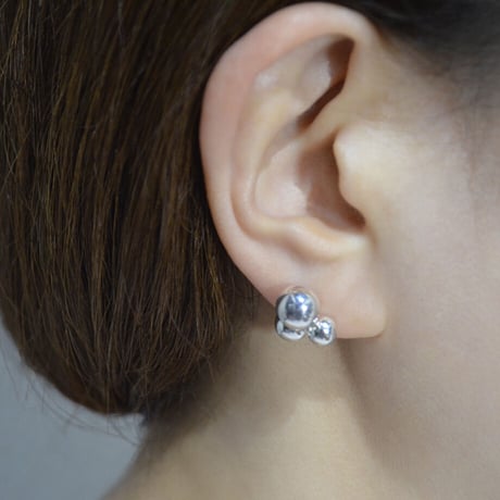 SILVER ピアス　Tsubu