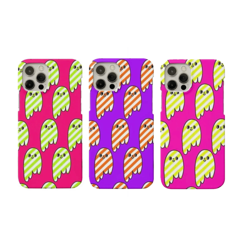 カラフルおばけちゃん iPhoneケース | megumix