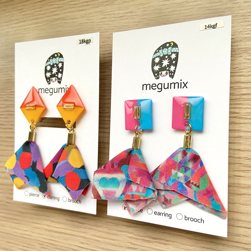 【1178】タッセルピアス／イヤリング リバティタッセルピアス ＆イヤリング | megumix