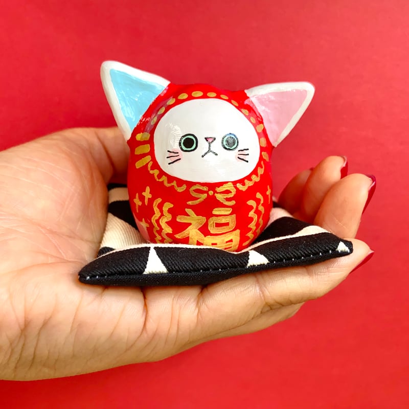 限定品【願いが叶う】招き猫 右手 スコティッシュフォールド 作家:鈴木朋子 限定品【願いが叶う】招き猫 右手 スコティッシュフォールド