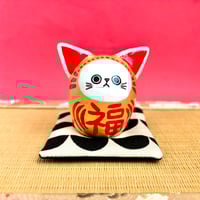 猫猫だるま【大】金色　金運
