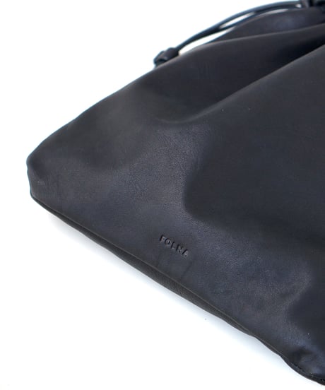FOLNA RD ソフトレザー巾着ショルダーバッグ / No.083358 / 2色展開