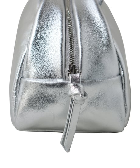 FOLNA RD ホイルレザーボストンバッグ SS-SIZE / No.083337 / SILVER
