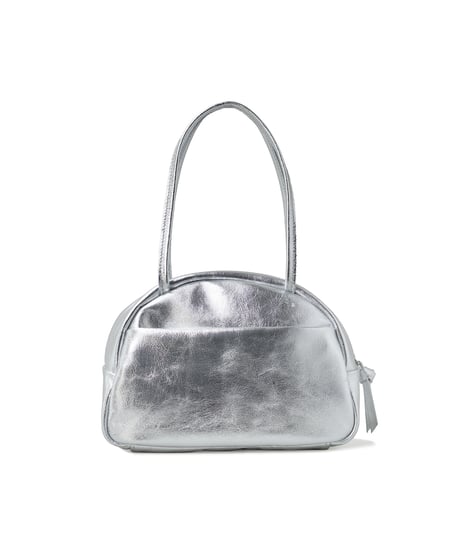 FOLNA RD ホイルレザーボストンバッグ S-SIZE / No.083338 / SILVER
