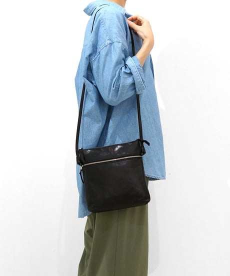 Folna ソフト牛革 コインスルーお財布ショルダーバッグ / No.2993785 / 4色展開