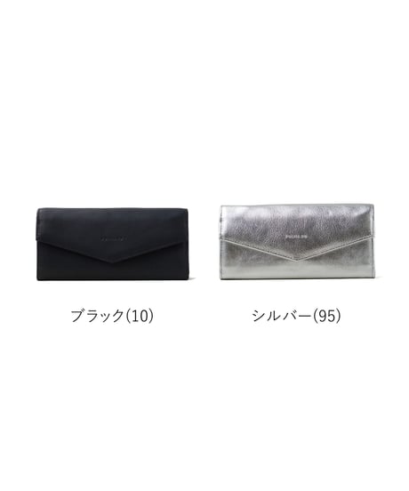 FOLNA RD ソフトレザー・ホイルレザー エンべロープ長財布 / No.2993901 / 2色展開
