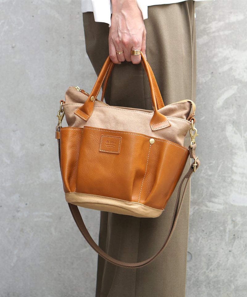 Folna レザー2Wayガーデンバッグ / No.224892 / 3色展開 | Folna