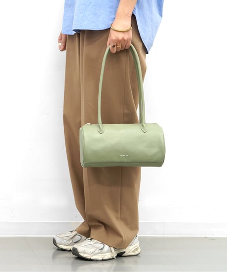 FOLNA RD スムースレザー ロングハンドル ロールボストンバッグ / No.224904 / 3色展開