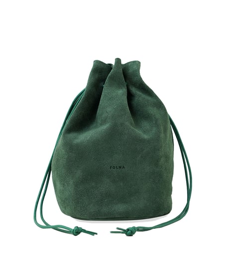 FOLNA RD ベロアレザー巾着ショルダー / No.224882 / 5色展開