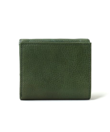 Folna ヌメオイルシュリンクレザー 差し込み金具 二つ折り財布 / No.2993650-B / 4色展開