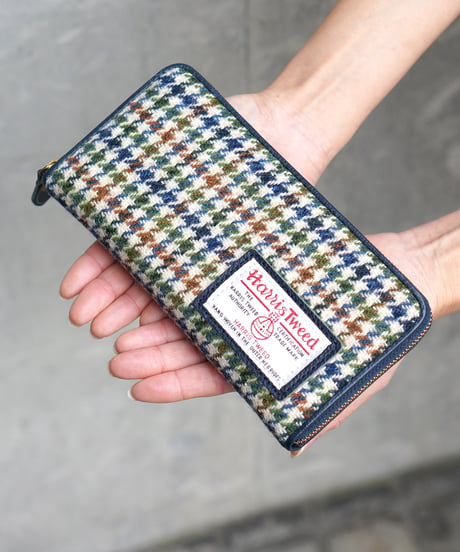 Folna ハリスツイード(HARRIS TWEED) ラウンドファスナー長財布 / No.2993661-2993679 / 5色展開