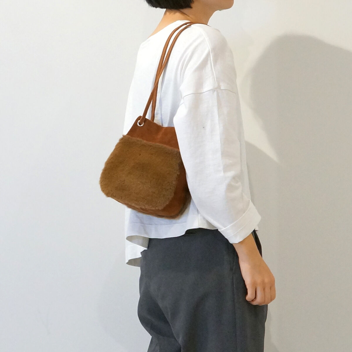 スノートップファー 2wayショルダーバッグ・2 COLORS / FOLNA RD 