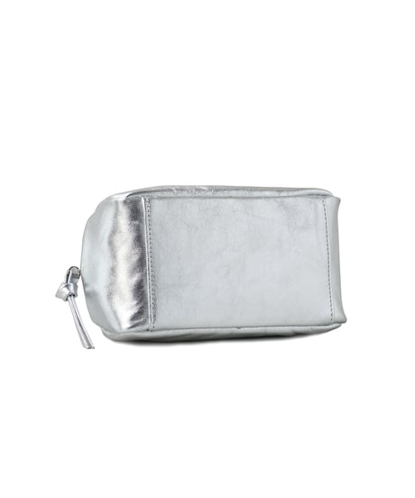 FOLNA RD ホイルレザーボストンバッグ SS-SIZE / No.083337 / SILVER