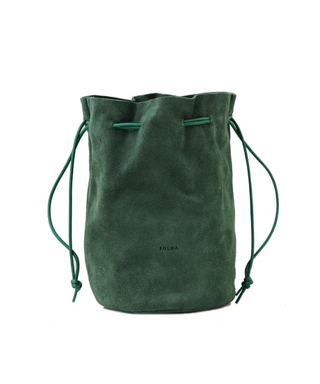 FOLNA RD ベロアレザー巾着ショルダー / No.224882 / 5色展開