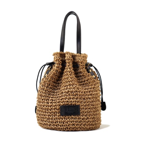 ペーパー 2WAY巾着ショルダーバッグ・1 COLORS(バイカラー)  / Folna K765002