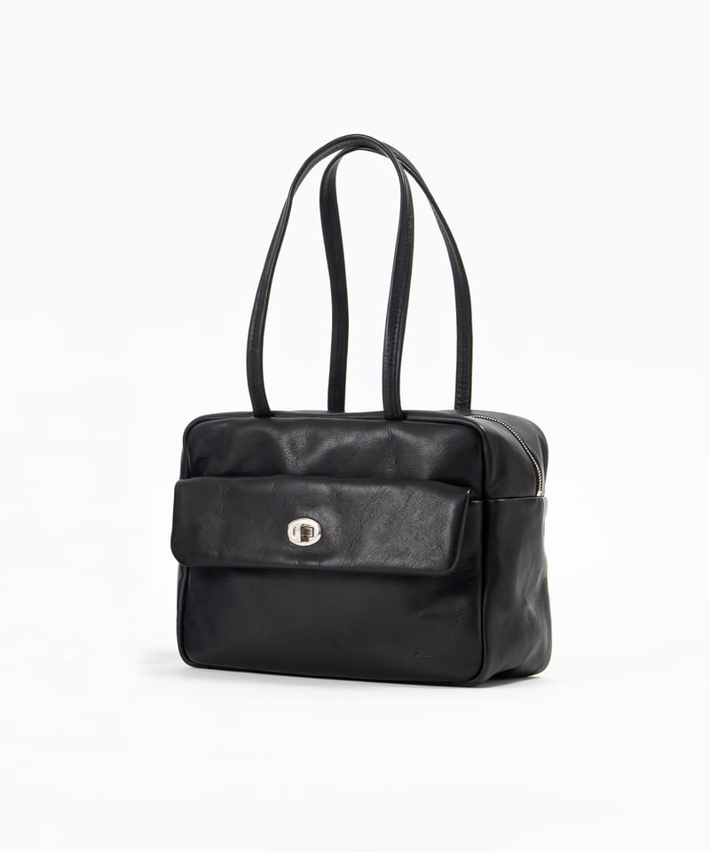 Folna クライレザー ターンロックボストンバッグ / No.083346 / 2色