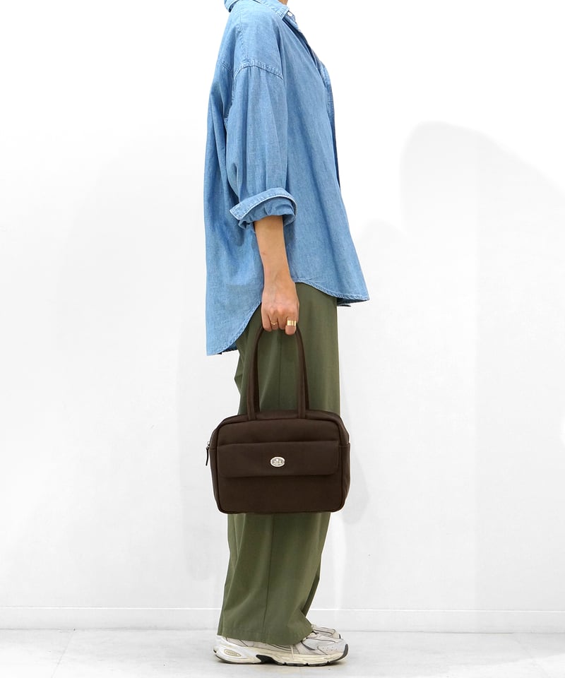 Folna クライレザー ターンロックボストンバッグ / No.083346 / 2色