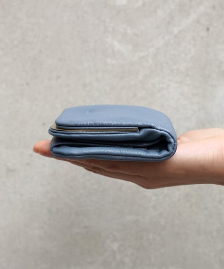FOLNA RD ゴートレザー 天溝がま口二つ折り財布 / No.2993899 / 3色展開