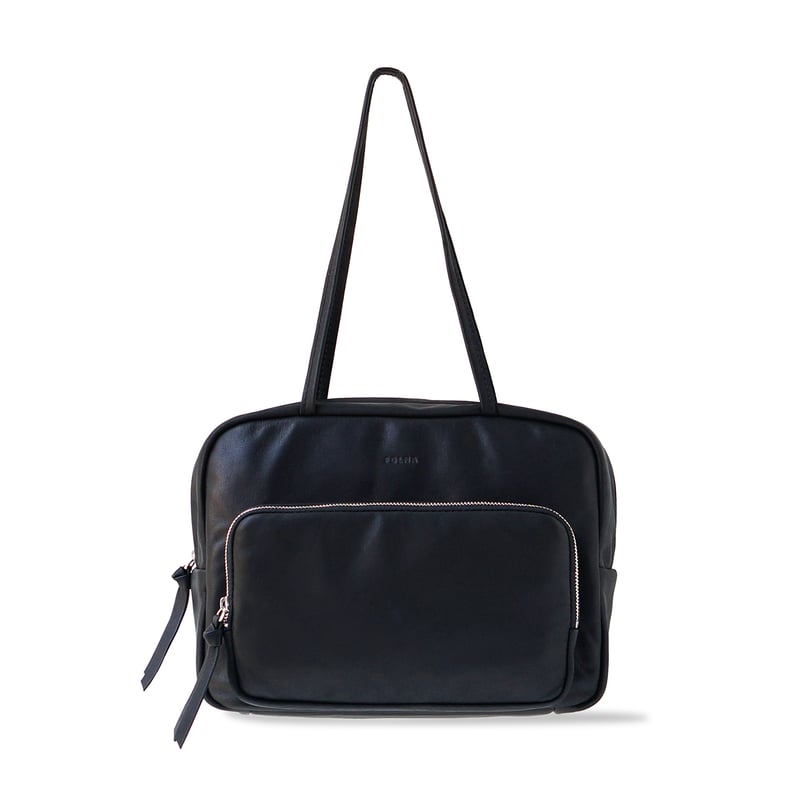 ソフトレザーフロントポケットボストンバッグ・2 COLORS / FOLNA RD