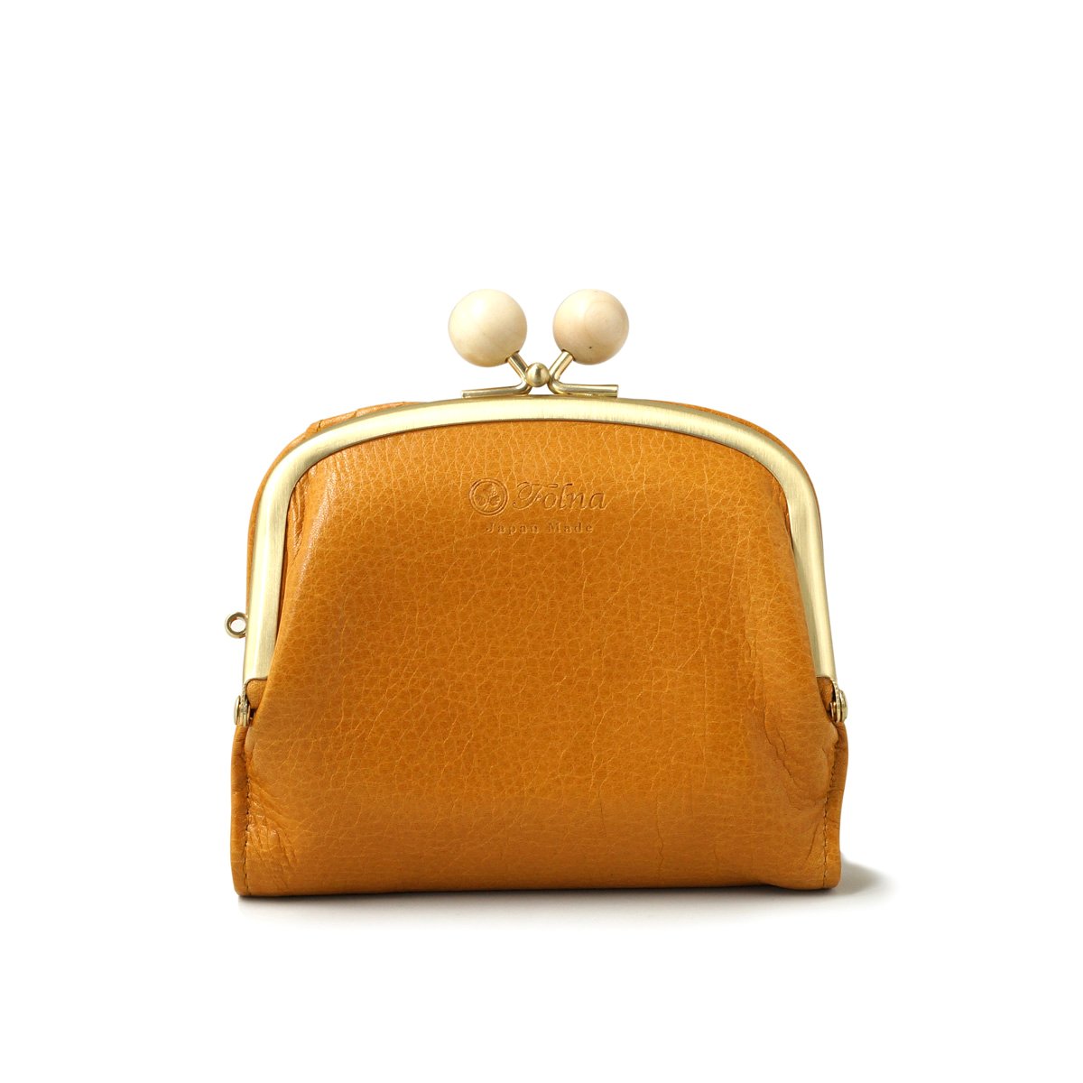 ウッドボールがま口 二つ折り財布・5 COLORS / Folna 2993759-C | F