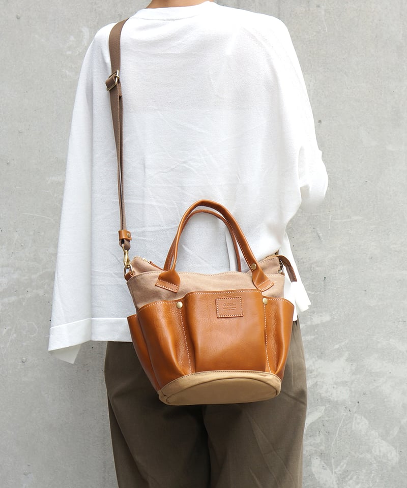 Folna レザー2Wayガーデンバッグ / No.224892 / 3色展開 | Folna