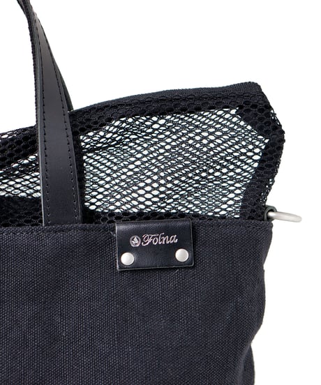 Folna コットン×メッシュ 2wayトートバッグ / No.224763 / 3色展開